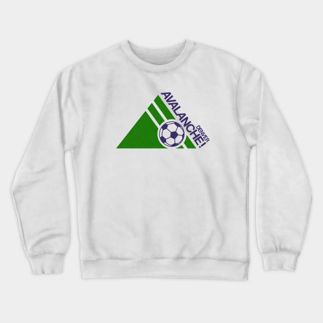 Defunct Denver Avalanche Soccer 1980 Crewneck Sweatshirt by LocalZonly